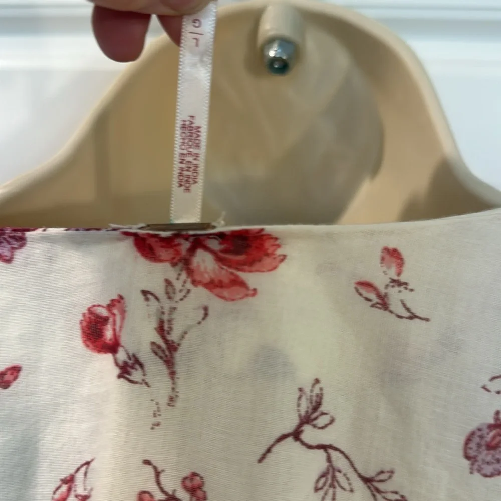 Free People Lysette Maxi Dress Floral Summer V neckline Dress large - Picture 12 of 15